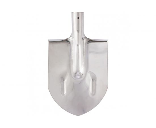 Штыковая лопата СИБРТЕХ нержавеющая сталь, 200х265 мм, ребра жесткости, без черенка 614375 