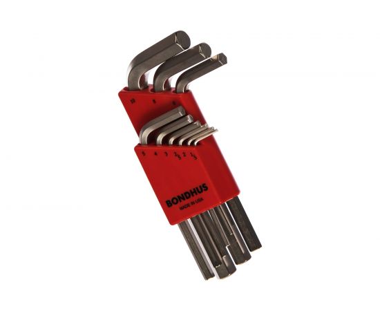 Набор из 9 хромированных ключей BONDHUS S 1.5-10mm 16299 