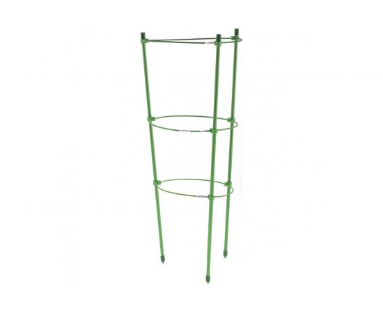 Поддержка для растений PALISAD круглая h 120см, металл в пластике, 4 кольца 644035 