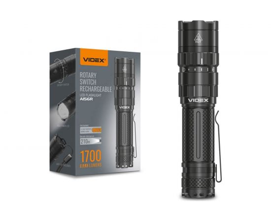 Портативный светодиодный фонарик Videx A156R 1700Lm 6500K VLF-A156R 