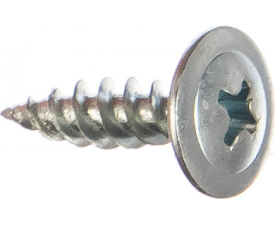 Саморез с пресс-шайбой по металлу Саморезик 4,2х16 полусфера оцинкованный острый 1000 шт DGVo-4,2/16-1000 