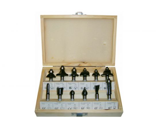 Набор фрез по дереву 12 шт 12D SKRAB 33344 