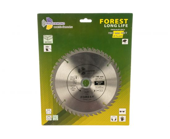 Диск пильный по дереву (190х30 мм; 48Т) TRIO-DIAMOND FLL807 