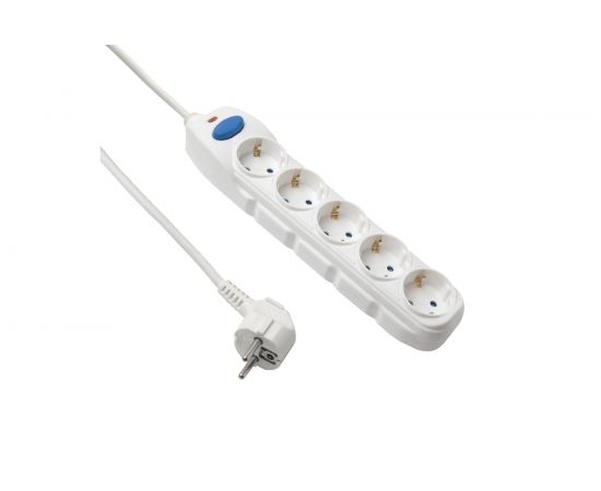 Сетевой удлинитель с выключателем, с заземлением и с защитой от детей 3 м Electraline 62052 