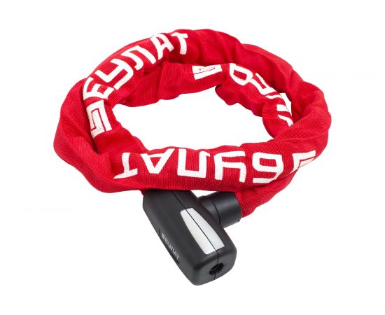 Навесной замок БУЛАТ ВС 781Ц (диаметр 8 мм; 1200 мм; с цепью; 3 ключа) 14033 