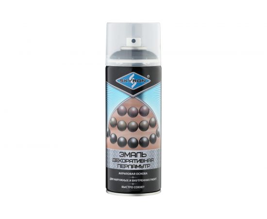 Декоративная эмаль SKYRON перламутр черная SR-80003 