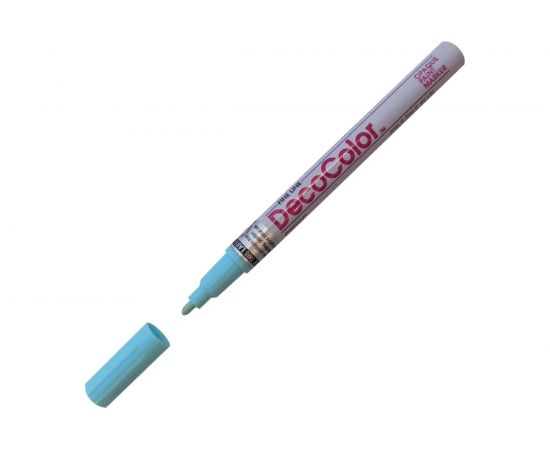 Лаковый маркер MARVY UCHIDA с круглым наконечником, 1-2 мм, бледно-голубой MAR200/53 PALE BLUE 