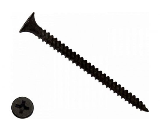 Саморез КРЕП-КОМП черный универсал 3,5х51 400шт чм51ф 