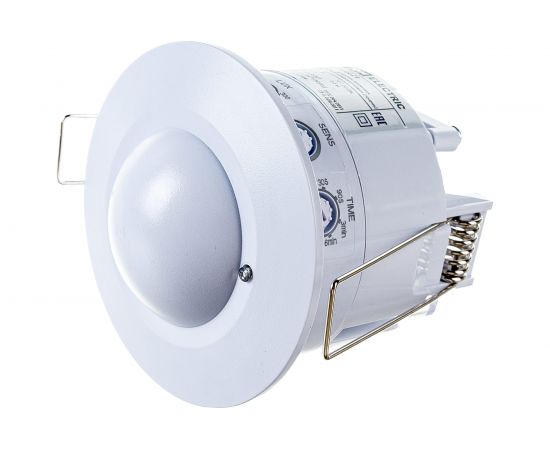 Датчик движения TDM ДДМ-04Т 5,8ГГц, 65мм, 1200Вт, 10-720с, 1-8м, 3+лк, 180 сбоку+360 сверху гр, IP20 SQ0324-0029 – изображение 2