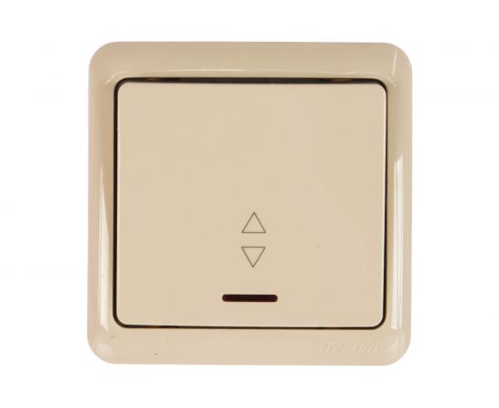 Проходной выключатель Lezard VIOLA с подсветкой, кремовый 751-0300-114 – изображение 2