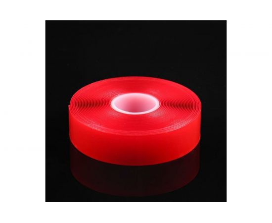 Прозрачная двусторонняя акриловая клейкая лента Cartage 20 мм х 5 м 5492986 – изображение 2