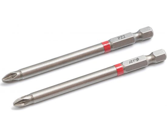 Биты (2 шт; PZ2х90 мм; 1/4"") Дело Техники 790752 – изображение 2
