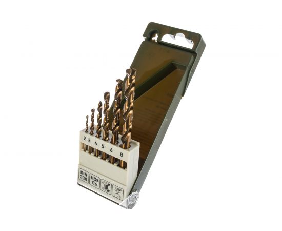 Набор сверл (6 шт; 2-8 мм; Р6М5К5) по металлу Дело Техники 211206 – изображение 2