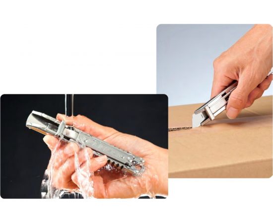 Безопасный нож OLFA с трапециевидным лезвием OL-SK-12 – изображение 3