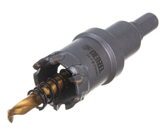 Коронка твердосплавная по металлу 25 мм DENZEL 724005 – изображение 3