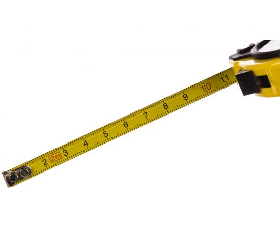 Рулетка-брелок с прорезиненным корпусом 2м FIT DIY 17825 – изображение 3