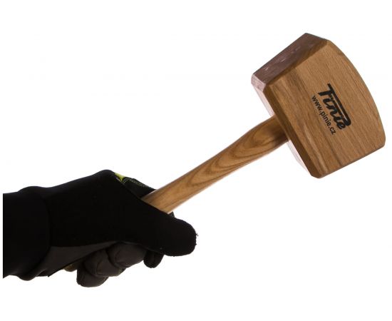 Деревянная квадратная киянка PINIE 105х65 мм 52-1 – изображение 3