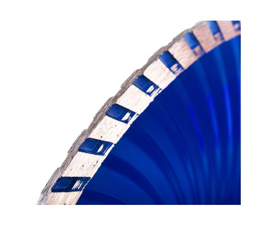 Диск алмазный отрезной Турбо волна (230 мм; 22.2 мм) для угловых шлифмашин Fit 37487 – изображение 3