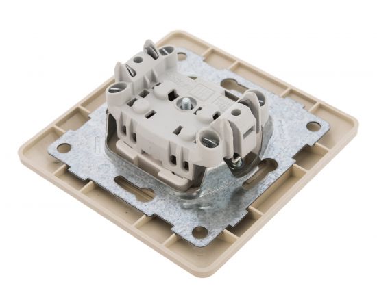 Розетка GUSI ELECTRIC Ugra без БЗК, с ЗП, СУ, 16А, 250 В, бежевый С11Р2-003-СБ – изображение 3