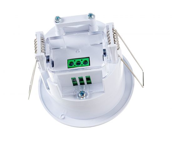 Датчик движения TDM ДДМ-04Т 5,8ГГц, 65мм, 1200Вт, 10-720с, 1-8м, 3+лк, 180 сбоку+360 сверху гр, IP20 SQ0324-0029 – изображение 4