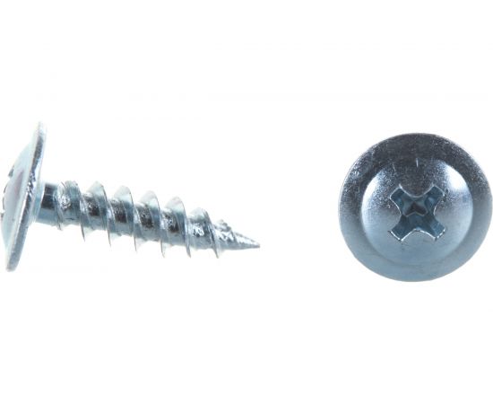 Саморез с пресс-шайбой по металлу Саморезик 4,2х16 полусфера оцинкованный острый 1000 шт DGVo-4,2/16-1000 – изображение 4