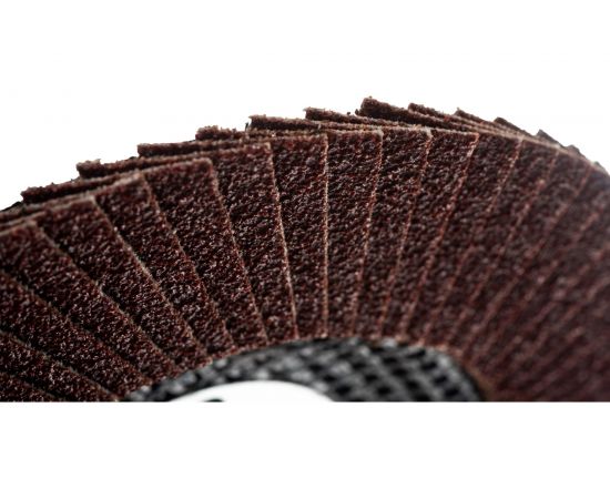 Круг шлифовальный (P80; 125х22.2 мм) Зубр 36591-125-80 – изображение 4