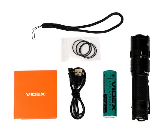 Портативный светодиодный фонарик Videx A156R 1700Lm 6500K VLF-A156R – изображение 5