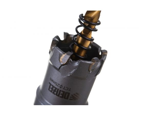 Коронка твердосплавная по металлу 25 мм DENZEL 724005 – изображение 5