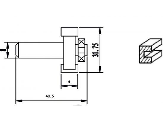 Фреза HM дисковая (31.75х4х48.5 мм) REDVERG 840361 6625660 – изображение 6