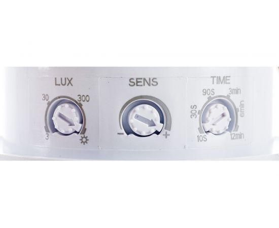 Датчик движения TDM ДДМ-04Т 5,8ГГц, 65мм, 1200Вт, 10-720с, 1-8м, 3+лк, 180 сбоку+360 сверху гр, IP20 SQ0324-0029 – изображение 6