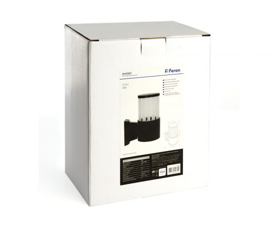 Садово-парковый светильник FERON серии Торонто, DH0901 230V без лампы E27 черный 11655 – изображение 9