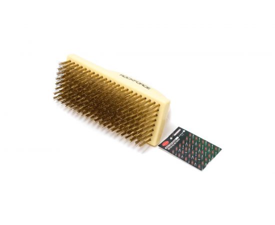 Щетка по металлу ROCKFORCE ручная, в пластиковом корпусе с П-образной рукояткой RF-3401210338 