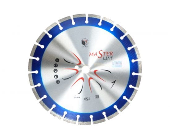 Круг алмазный сегментный 1A1RSS Master Line (230х22.2 мм) по железобетону Diam 000501 