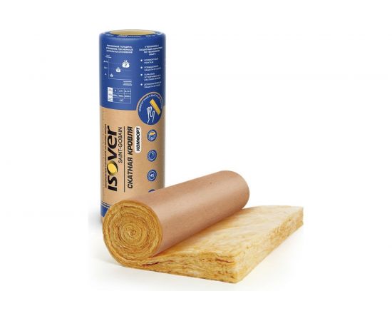 Утеплитель Isover СКАТНАЯ КРОВЛЯ КОМФОРТ 150x1220x4000/Е/К 67046 