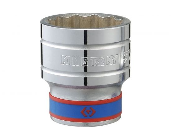 Головка торцевая стандартная двенадцатигранная 1/2"", 22 мм KING TONY 433022M 
