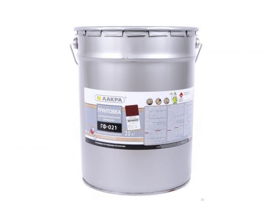 Грунт Лакра ГФ-021 красно-коричневый, 20 кг 90000682069 
