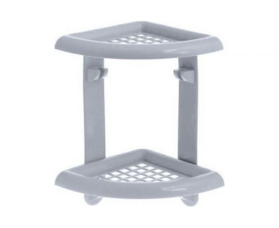 Угловая полка Полимербыт 2-х секционная 63210628 