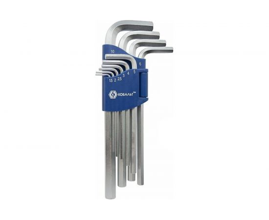 Набор ключей угловых шестигранных КОБАЛЬТ 020404-10 