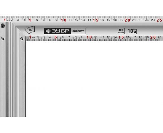 Жесткий столярный угольник ЗУБР 250 мм 34392-25 