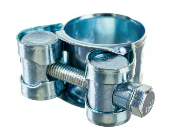 Силовой хомут Nord-Yada Д: 20-22 мм, Ш: 18 мм, Т: 0,6 мм, болт: М5х40, оцинкованная сталь 905983 