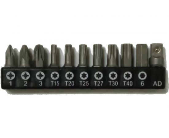 Набор бит 11 предметов, 1/4 AmPro ES0027 