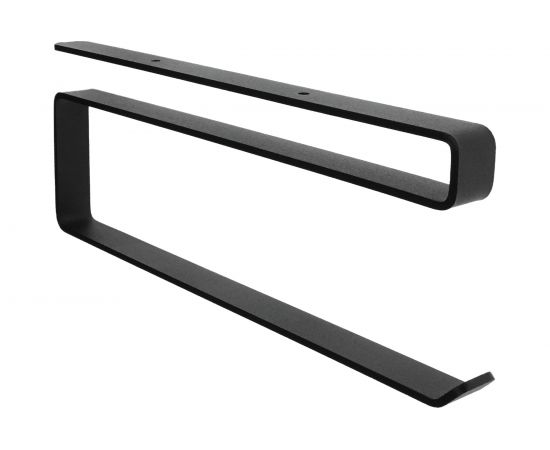 Держатель для бумажных и кухонных полотенец EMBODIMENT полочное крепление, черный EMB-PTH-SH-B 