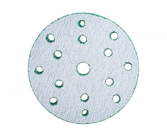 Абразивный диск d 150 мм ЗЕЛЕНЫЙ 15 отв P0060 набор 5 шт Schtaer FILM FScG60 