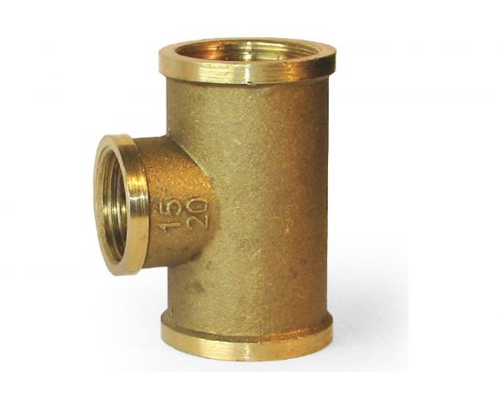 Тройник LEXLINE 3/4-1/2-3/4 вн/вн/вн., латунь, 20-15-20 Украина 511771 