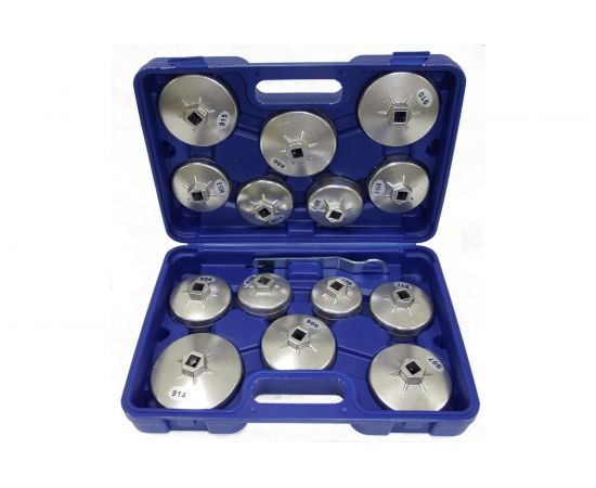 Алюминиевые съемники масляных фильтров AE&T 15 предметов TA-A1012 