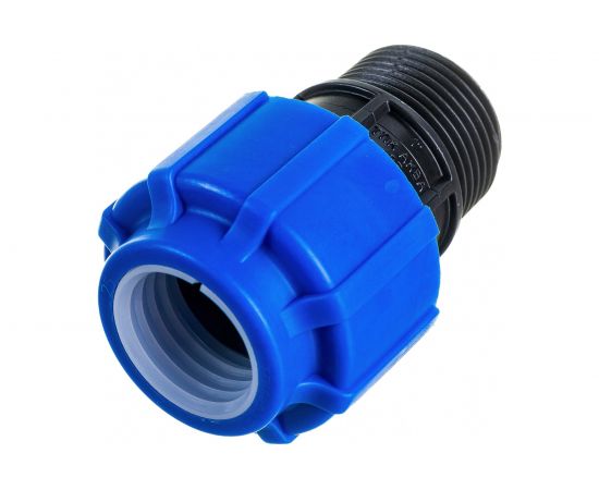 Муфта с наружной резьбой ПОЛИТЭК 25х1 53002501 – изображение 2