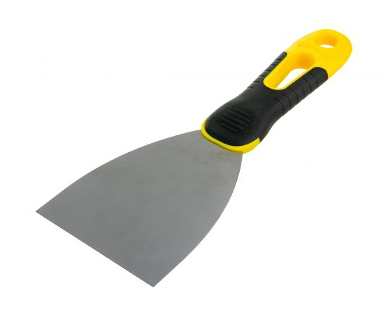 Шпатель с профилированным нержавеющим полотном и 2к ручкой 80мм STAYER PROFESSIONAL 10045-08 – изображение 2