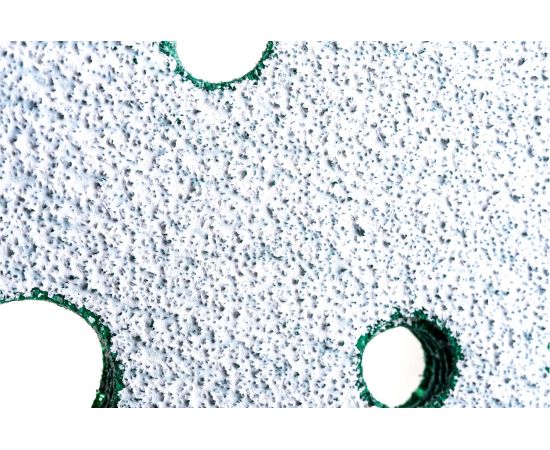 Абразивный диск d 150 мм ЗЕЛЕНЫЙ 15 отв P0060 набор 5 шт Schtaer FILM FScG60 – изображение 3