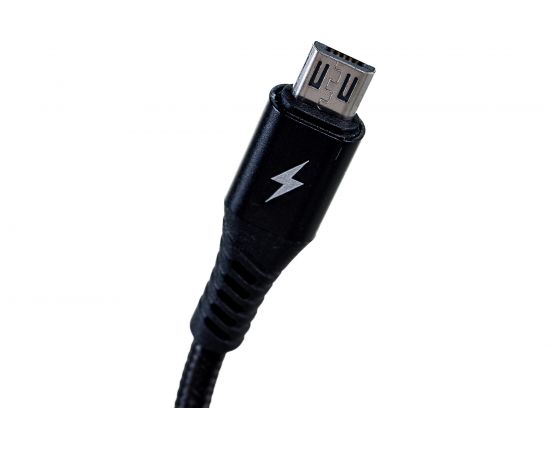 Кабель SKYWAY USB - microUSB 3.0А 2м Черный в пакете zip S09602006 – изображение 3