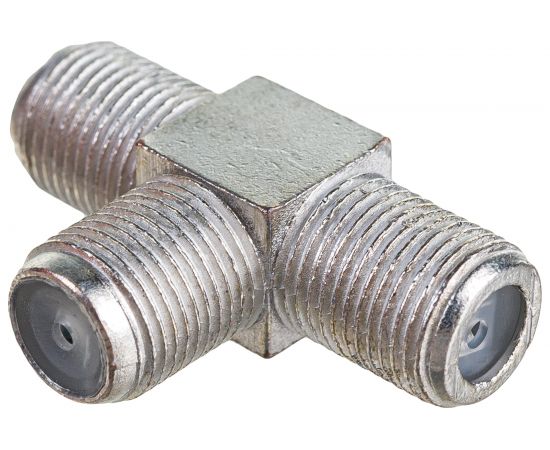 Антенный переходник тройник Pro Legend F розетка - F розетка - F розетка, металл PL2023 – изображение 3